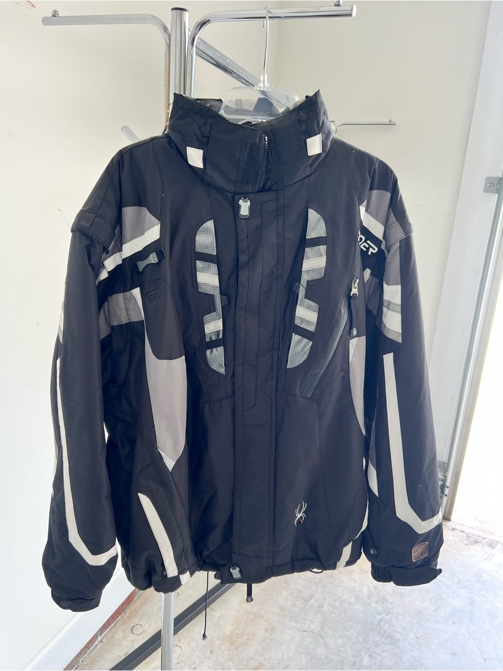 Spyder Black and Gray Men’s Jacket